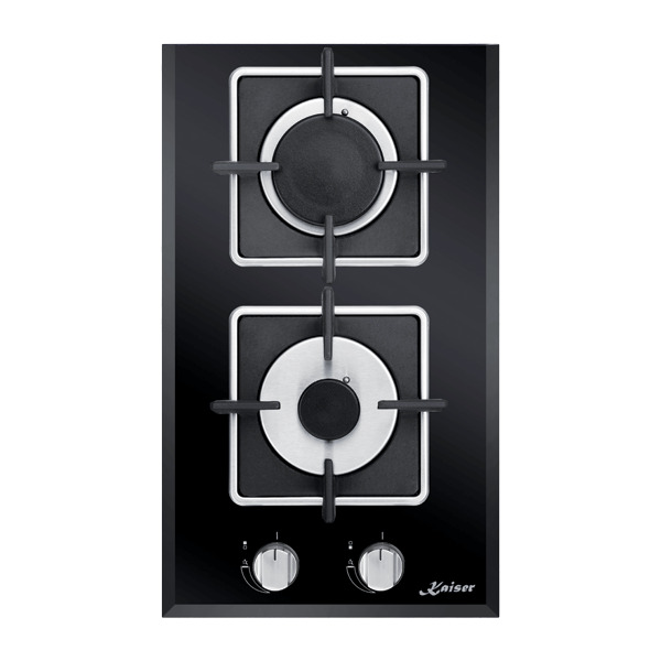 kaiser kcg 3382 product כיריים גז Kaiser KCG 3382 משטח זכוכית שחורה – תמונה 1