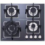 כיריים גז Kaiser KCG 6382 Turbo זכוכית שחורה עם Turbo Burner