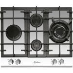 כיריים גז Kaiser KCG 6394 W Turbo Romb משטח זכוכית לבן 4 מבערים