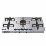 כיריים גז Kaiser KG 9236 Turbo AvantgardePRO נירוסטה 5 מבערים