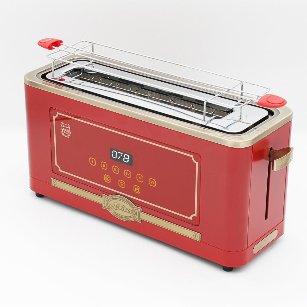 kaiser t 4000 rotem product טוסטר Kaiser T 4000 RotEm בצבע בורדו עם עיצוב רטרו – תמונה 1
