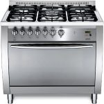 תנור משולב גז LOFRA דגם CSG96MFT/Ci COOL סדרת Curva 90 ס״מ