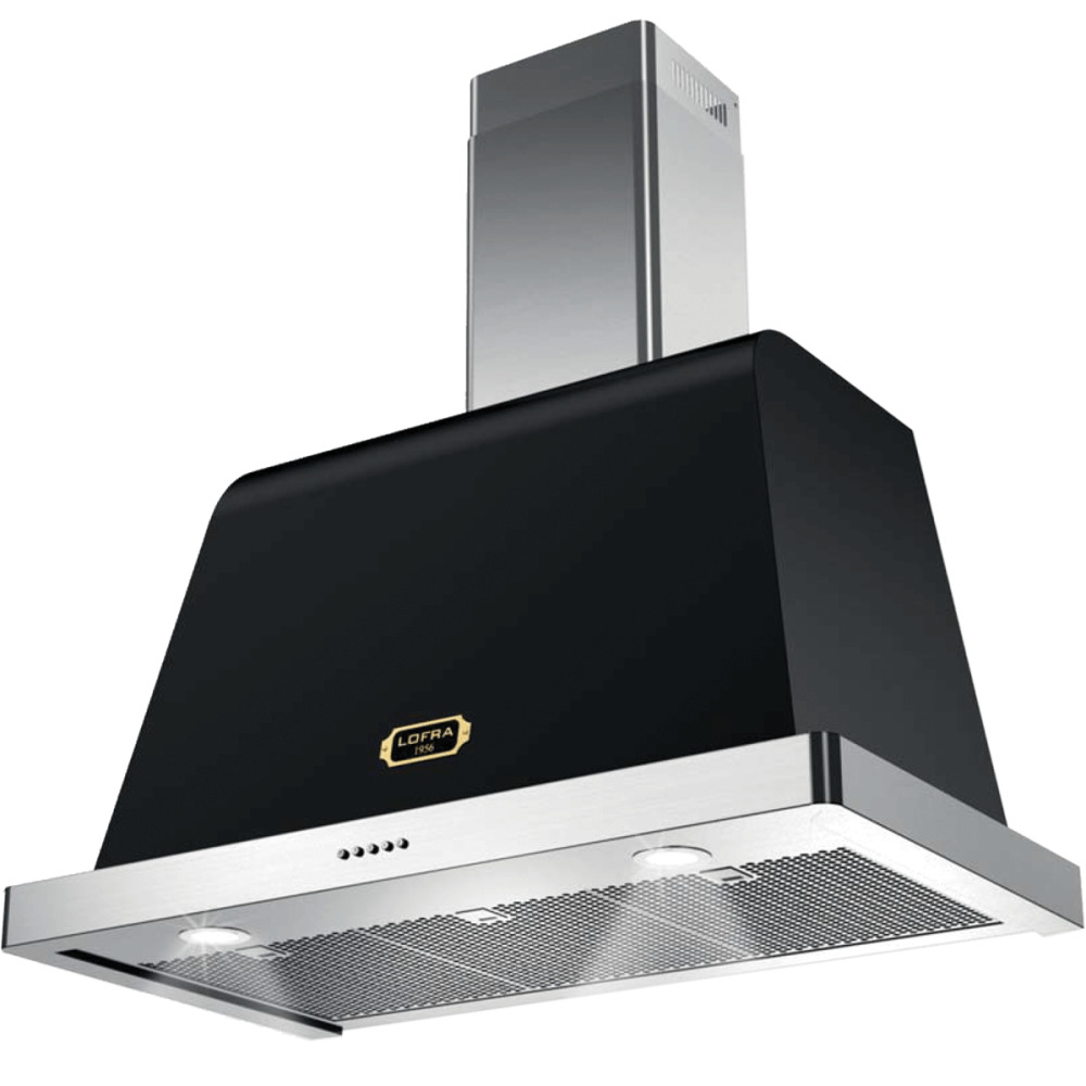 lofra dolcevita 1200 black matt product קולט אדים LOFRA DOLCEVITA 1200 BLACK MATT שחור מט ברוחב 120 ס״מ