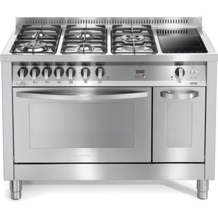 תנור משולב LOFRA Professional דו-תאי גז ואינדוקציה 120 ס"מ דגם PD126MF+E/2CiK