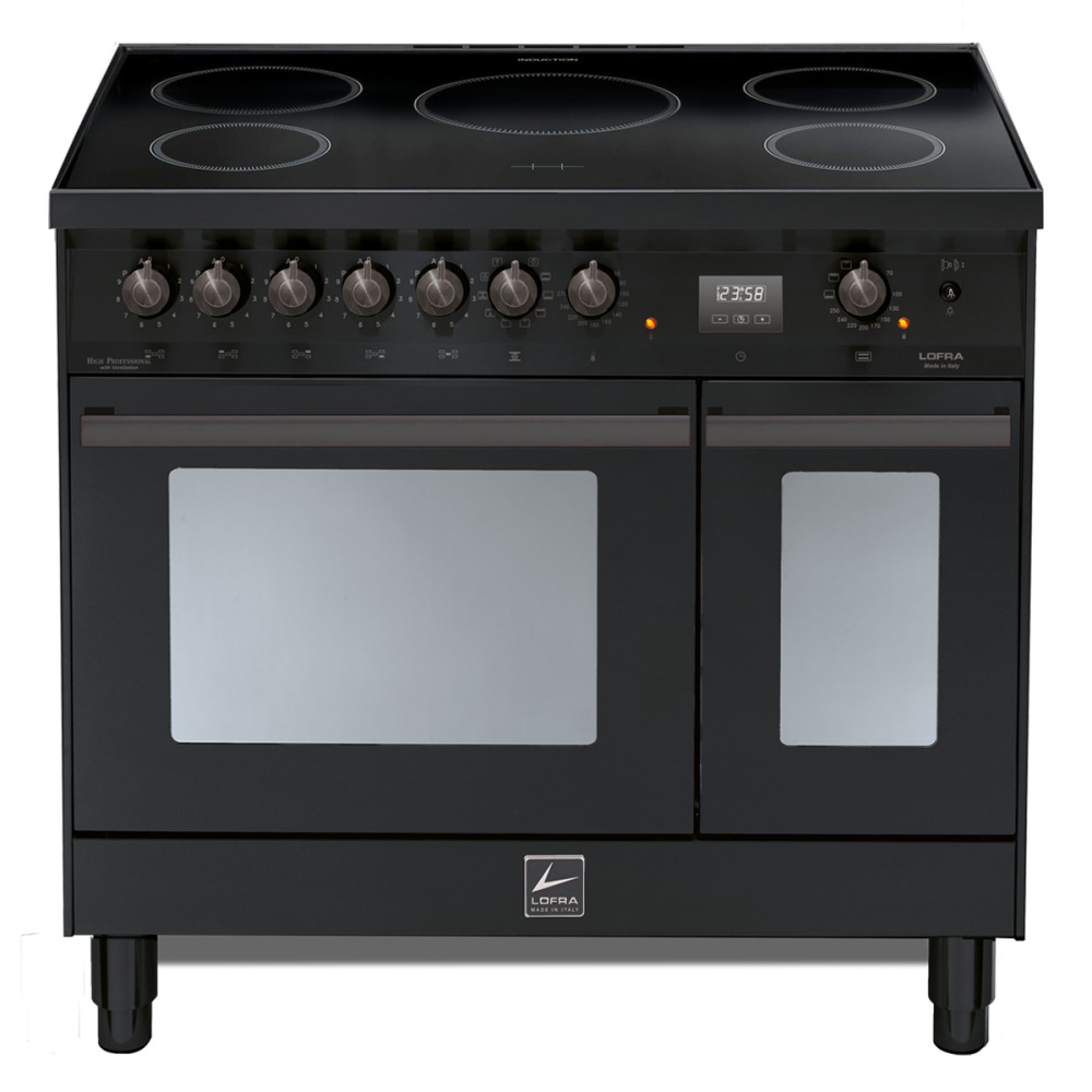 lofra pnmd96mfte 5if product תנור משולב אינדוקציה LOFRA דגם PNMD96MFTE_5IF דו-תאי 90 ס"מ