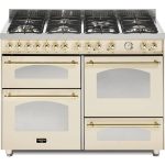 תנור משולב LOFRA Dolcevita 120 ס"מ דגם RBI126SMFET עם שלושה תאי אפייה