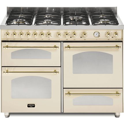 תנור משולב LOFRA Dolcevita 120 ס"מ דגם RBI126SMFET עם שלושה תאי אפייה