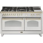 תנור משולב LOFRA Dolcevita דגם RBPD156G2VGT 150 ס"מ דו-תאי גז וקרמי