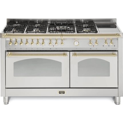 תנור משולב LOFRA Dolcevita דגם RBPD156G2VGT 150 ס"מ דו-תאי גז וקרמי