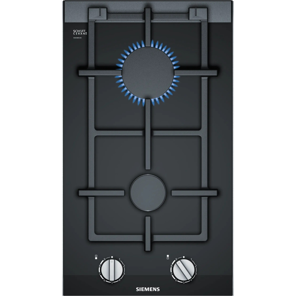 siemens er3a6bb70 product כיריים דומינו גז Siemens iQ700 דגם ER3A6BB70 זכוכית שחור 30 ס"מ