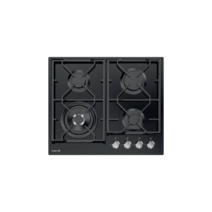 כיריים גז FOSTER 4 להבות זכוכית שחורה 600X510 מ"מ