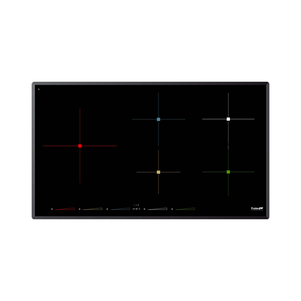 foster induction hob 5 zones 7390245 product כיריים אינדוקציה FOSTER 5 איזורים עם Flex זכוכית קרמית שחורה