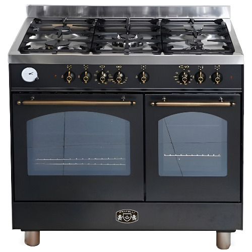 fratelli fro pr999d product תנור כפול משולב כיריים גז 90 ס"מ FRATELLI דגם FRO-PR999D עיצוב כפרי