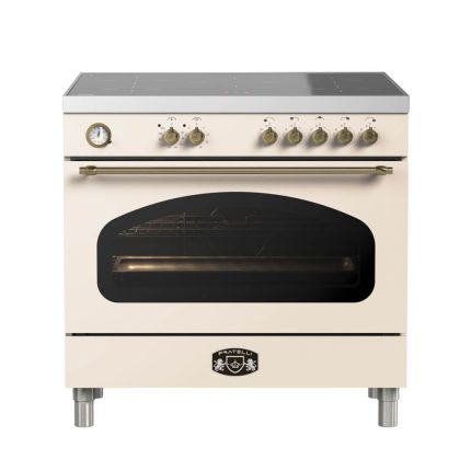 תנור משולב אינדוקציה Fratelli FRO-VE999CR-IND 90 ס"מ קרם ברונזה 5 אזורים
