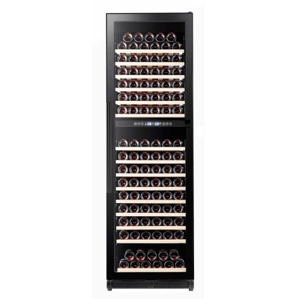 מקרר יין Fratelli FRRF-YC510B 510 ליטר חזית שחורה שני אזורי טמפרטורה