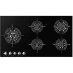 כיריים גז Fratelli FRS-905G105B 90 ס"מ עם 5 להבות וטורבו Triple Ring
