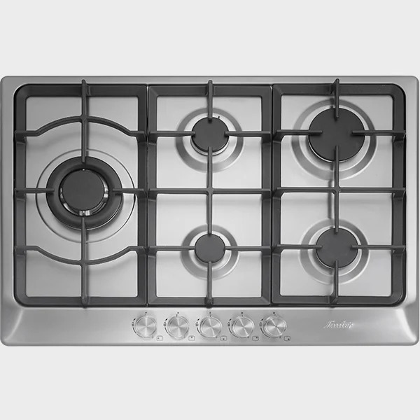 sauter she7250ix product כיריים גז Sauter דגם SHE7250IX נירוסטה 5 מבערי SABAF טורבו לווק