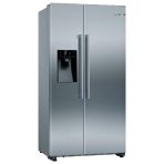 מקרר Side by Side BOSCH KAD93AIEP עם חיבור מים ישיר, Inox