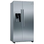 מקרר Side by Side BOSCH KAD93AIEP עם חיבור מים ישיר, Inox