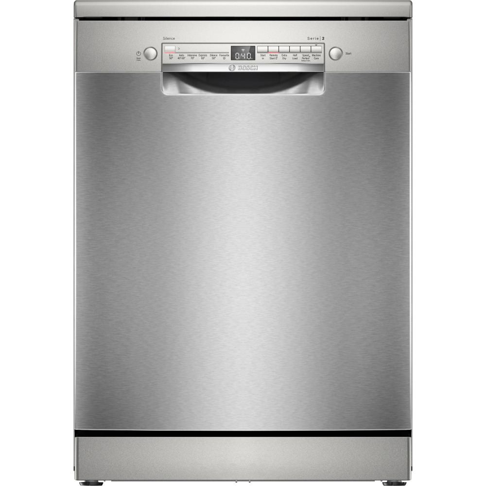 bosch sms2hvi06g product מדיח כלים עומד BOSCH SMS2HVI06G נירוסטה מוברשת עמידה לטביעות אצבע
